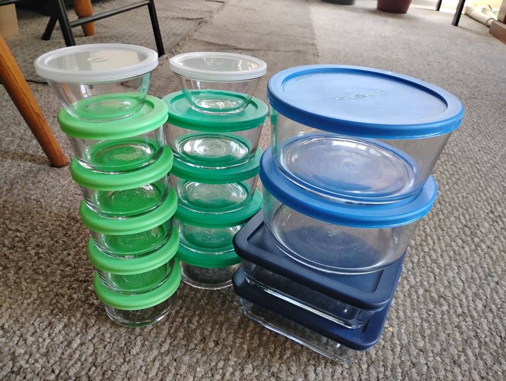 New Glass Containers Set