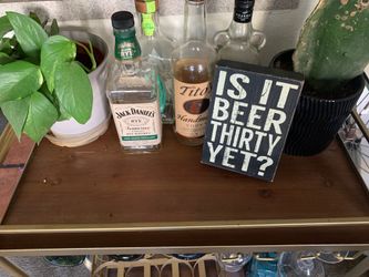 bar cart decor