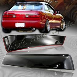 For 1994-2001 Acura Integra 2DR Coupe Black ABS Plastic Rear Roof Spoiler Wing -(2-RSP-118-AB