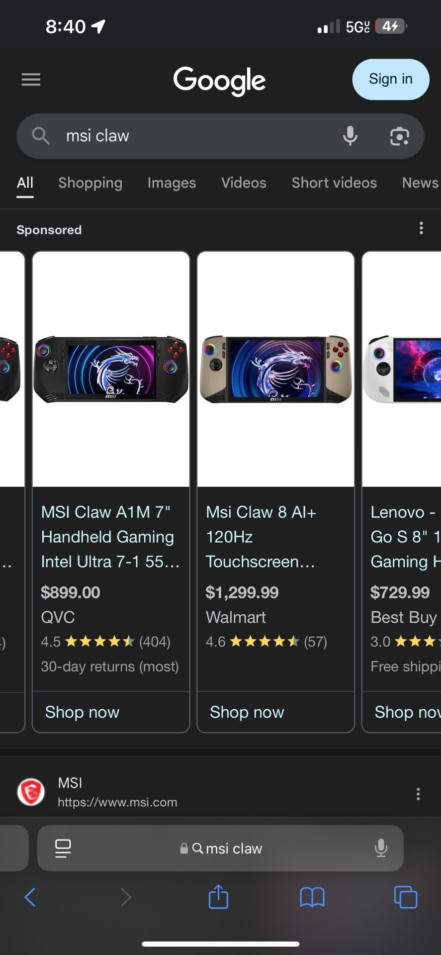 MSI Asus Rog
