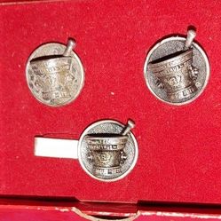 Cufflinks/tiebar Schering Pharmaceuticals