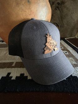 Arizona Coyotes Utah Hockey Club Branded Bills Gray/Black/Leather Kachina Hat NEW 