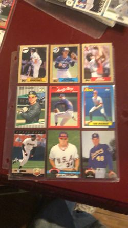 Tarjetas de baseboll