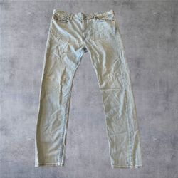 Levis Premium 510 Skinny Jeans Mens 38x34 New NWT Light Wash Stretch Denim Pants