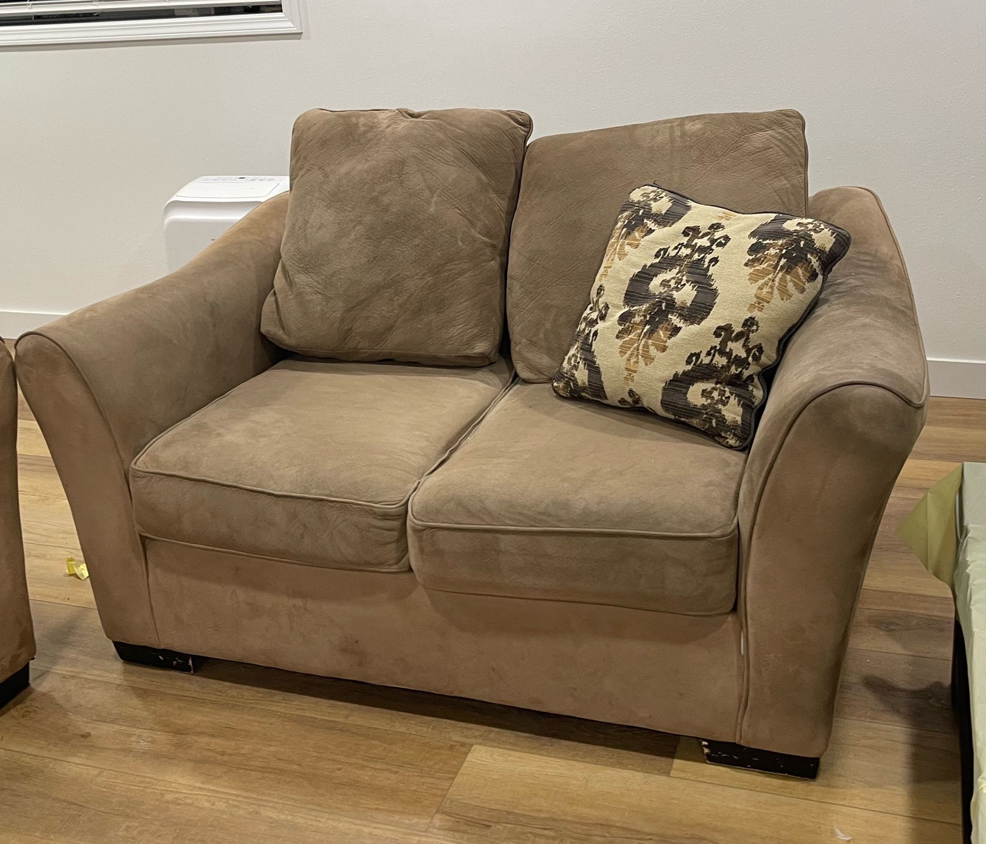 Free Microfiber Loveseat