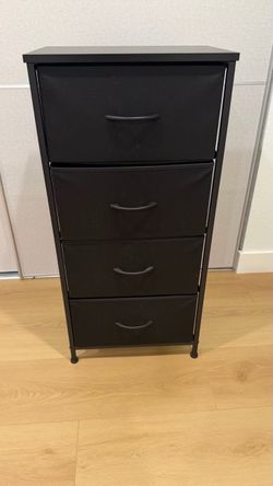 Fabric dresser 4 drawers