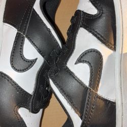 Black And White Nike Dunk lows 