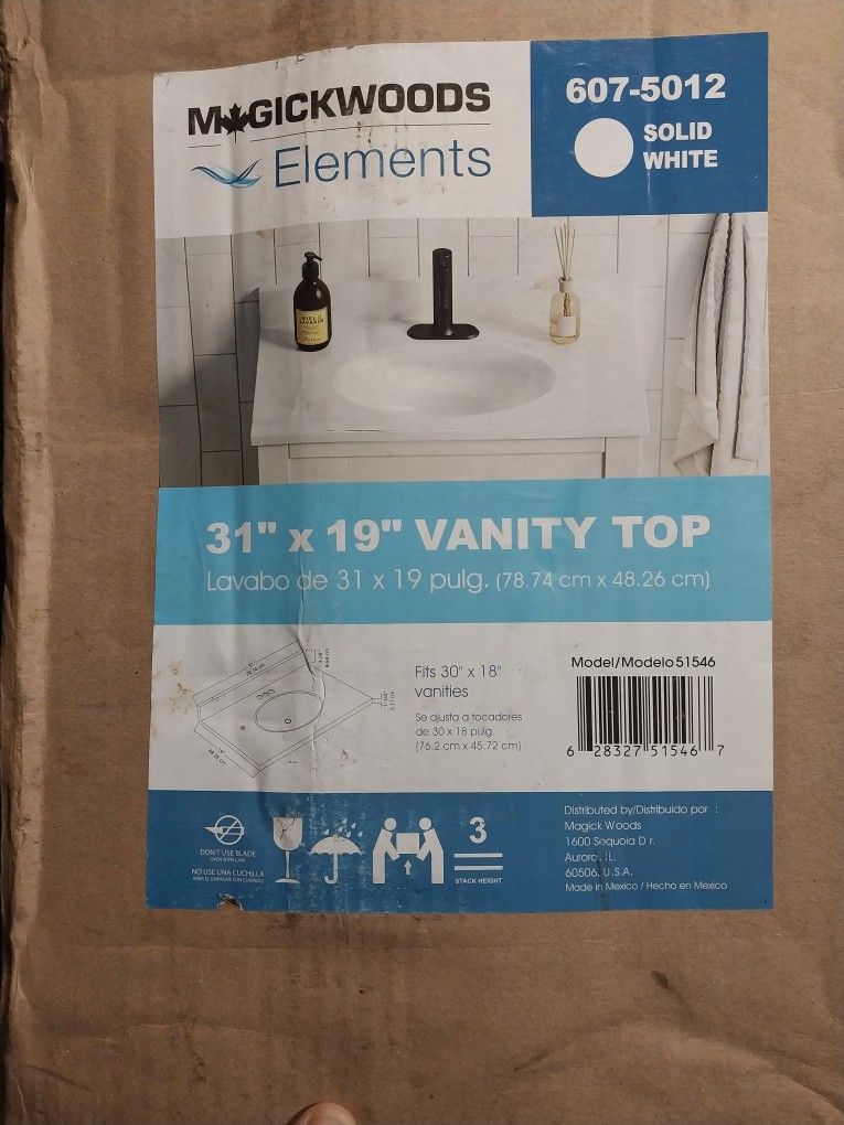 Vanity Top W/ Sink Brand New