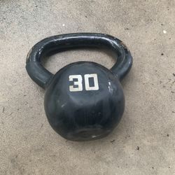30 Pound Kettle Bell. 30lb Kettlebell 