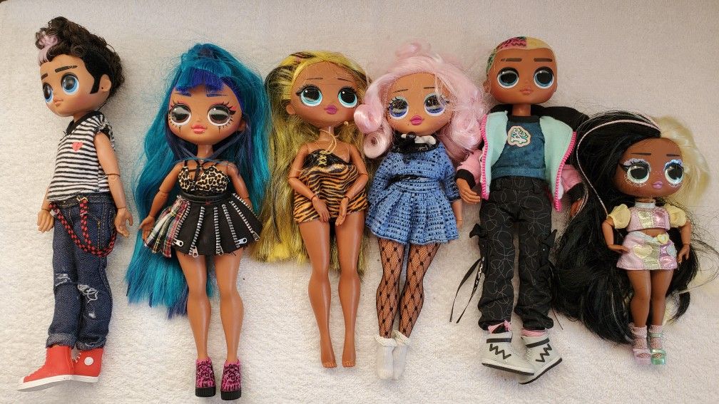 6 LOL Surprise Dolls Boys And Girls.