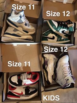 Jordan & Nike Sneaker Lot – Sizes 11, 12 KIDS