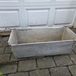 A and P tin bin from 1950's