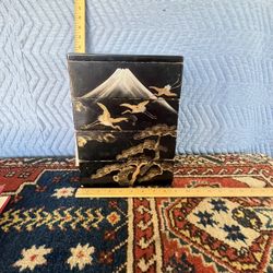 Vintage Chinese Stack Boxes Lacquered & Painted 