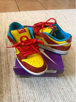 Authentic Nike sb dunk Bart Simpson men’s size 10, not Travis Scott, jordan, Kobe