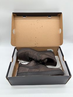 Nike Wmns Air Force 1 Premium Velvet Brown DR9503-200 Size 10.5