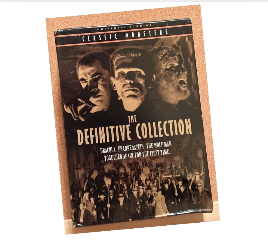 Classic Monsters The Definitive Collection DRACULA FRANKENSTEIN WOLFMAN DVD