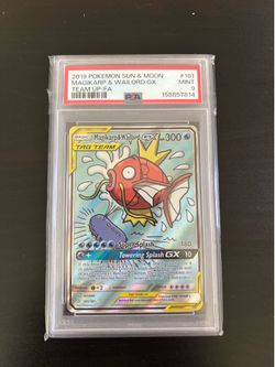 PSA 9 Magikarp Wailord GX tag Team