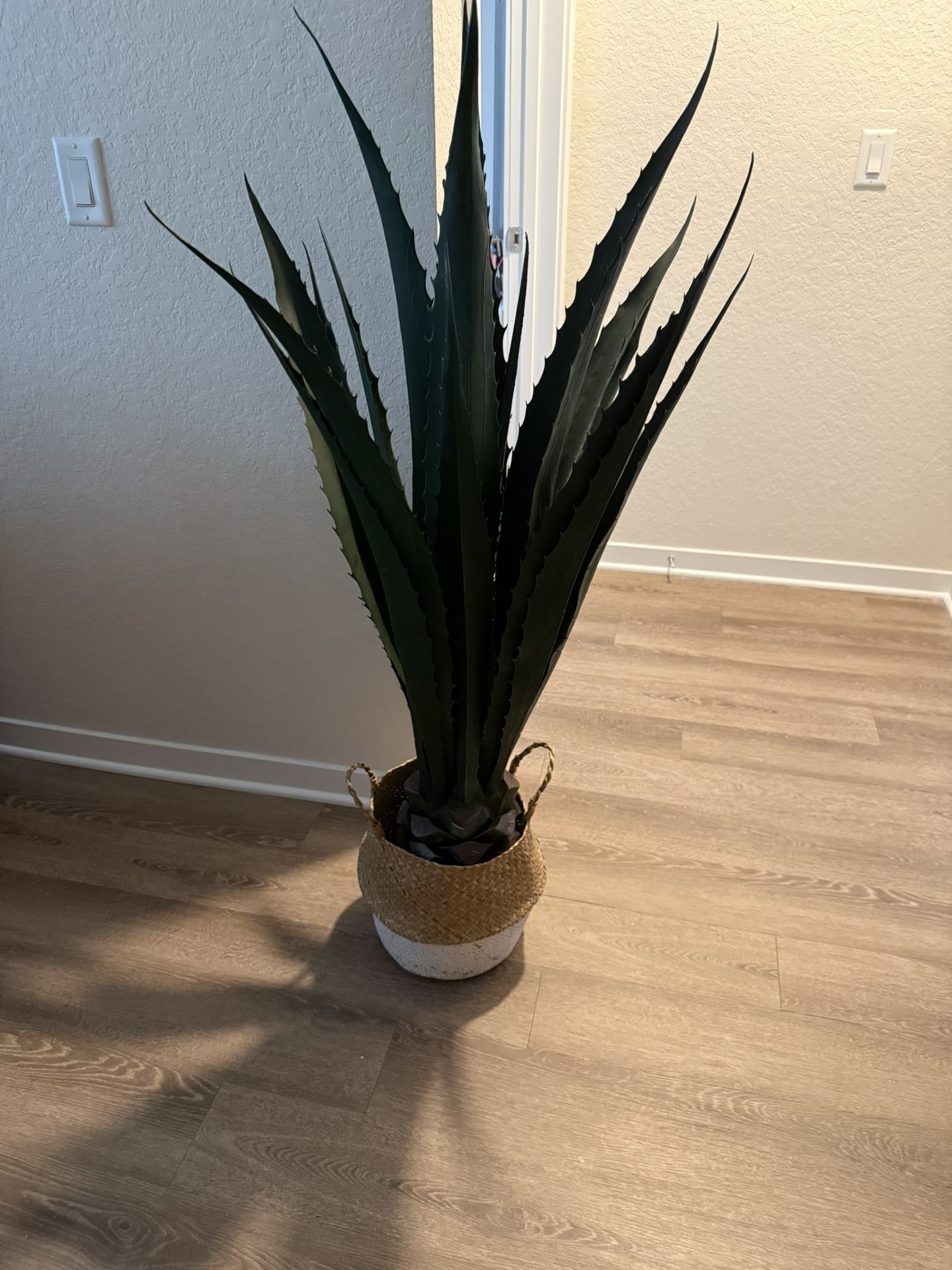 Giant Agave Fake Plant with Pot