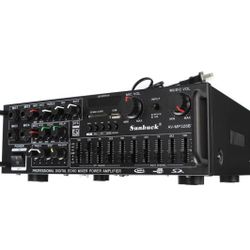 Yongse Sunbuck AV-MP326BT 220V 800W 4 ohm 2CH EQ Bluetooth Stereo Amplifier Support USB Disk SD Card
