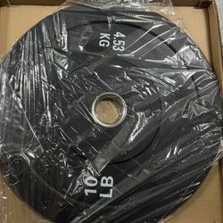 Brand New 10 Pound Bumper Plate Pairs