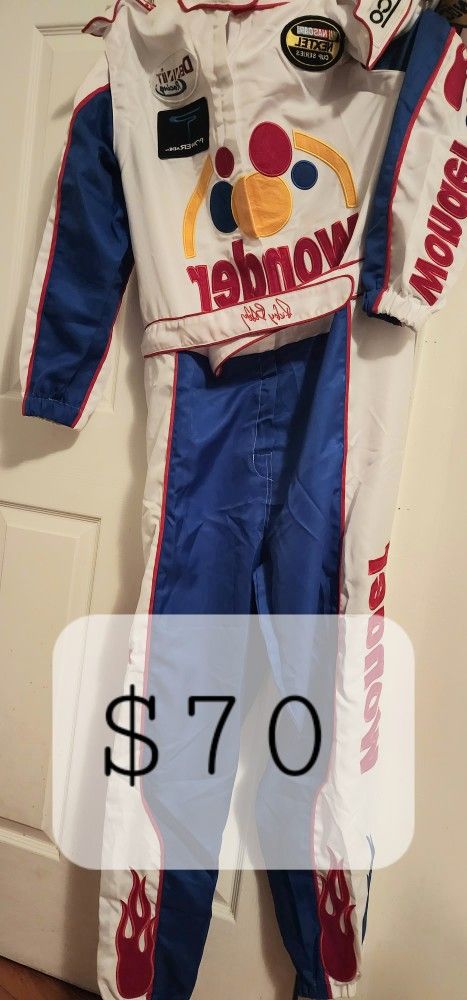 Ricky Bobby Nascar Talladega Nights Wonder Bread Racing jumpsuit