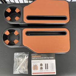Golf Cart Armrests With Holder~two Armrests In One Box
