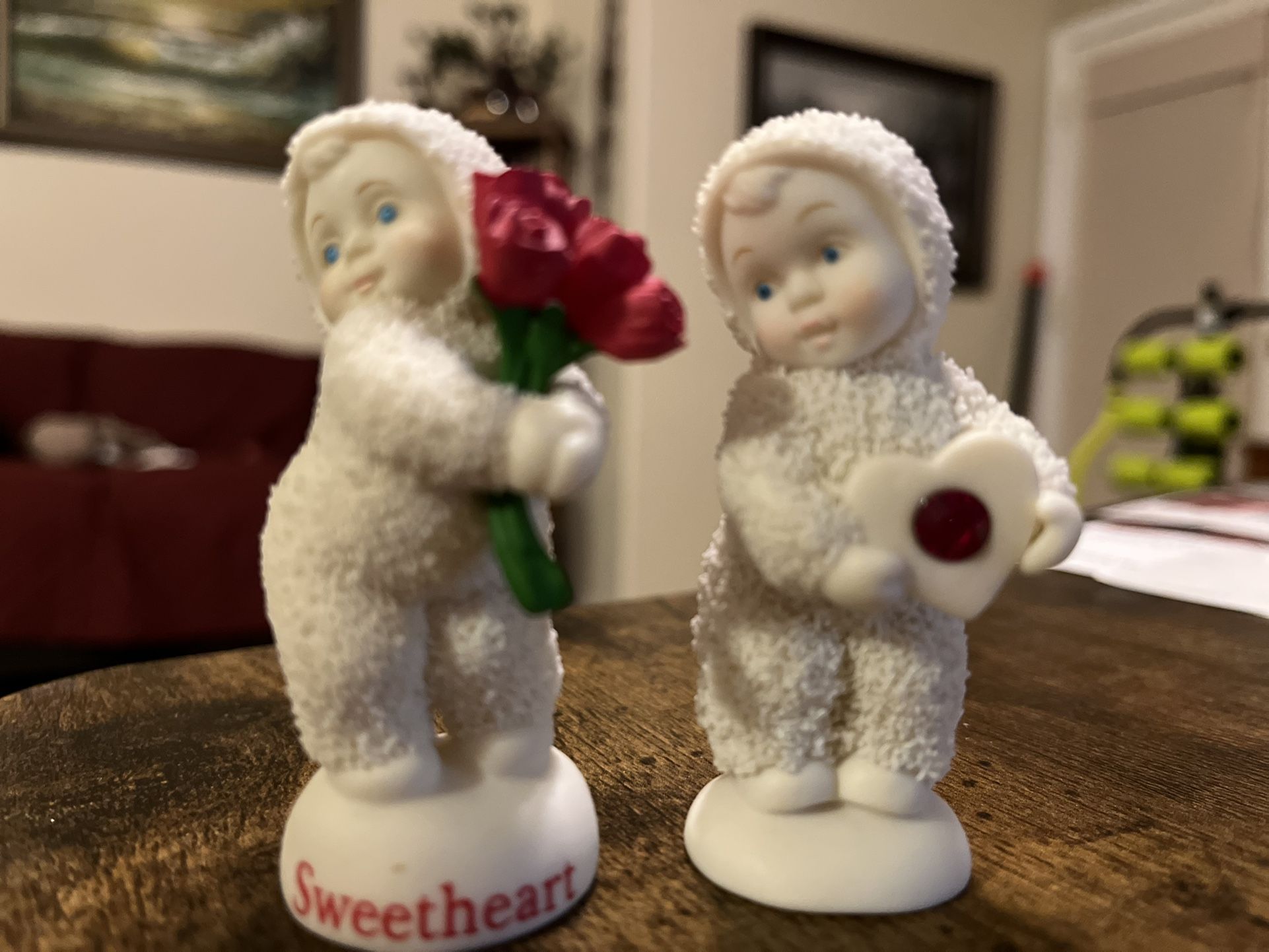 Department 56 Snowbabies Heart And Roses