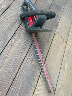 Craftsman 17" electric hedge trimmer with stainless steel blades