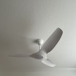 Haiku L 52 in. Indoor White Ceiling Fan with Integrated LED Light, Remote Control Included