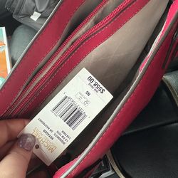 Red Michael Kors Purse