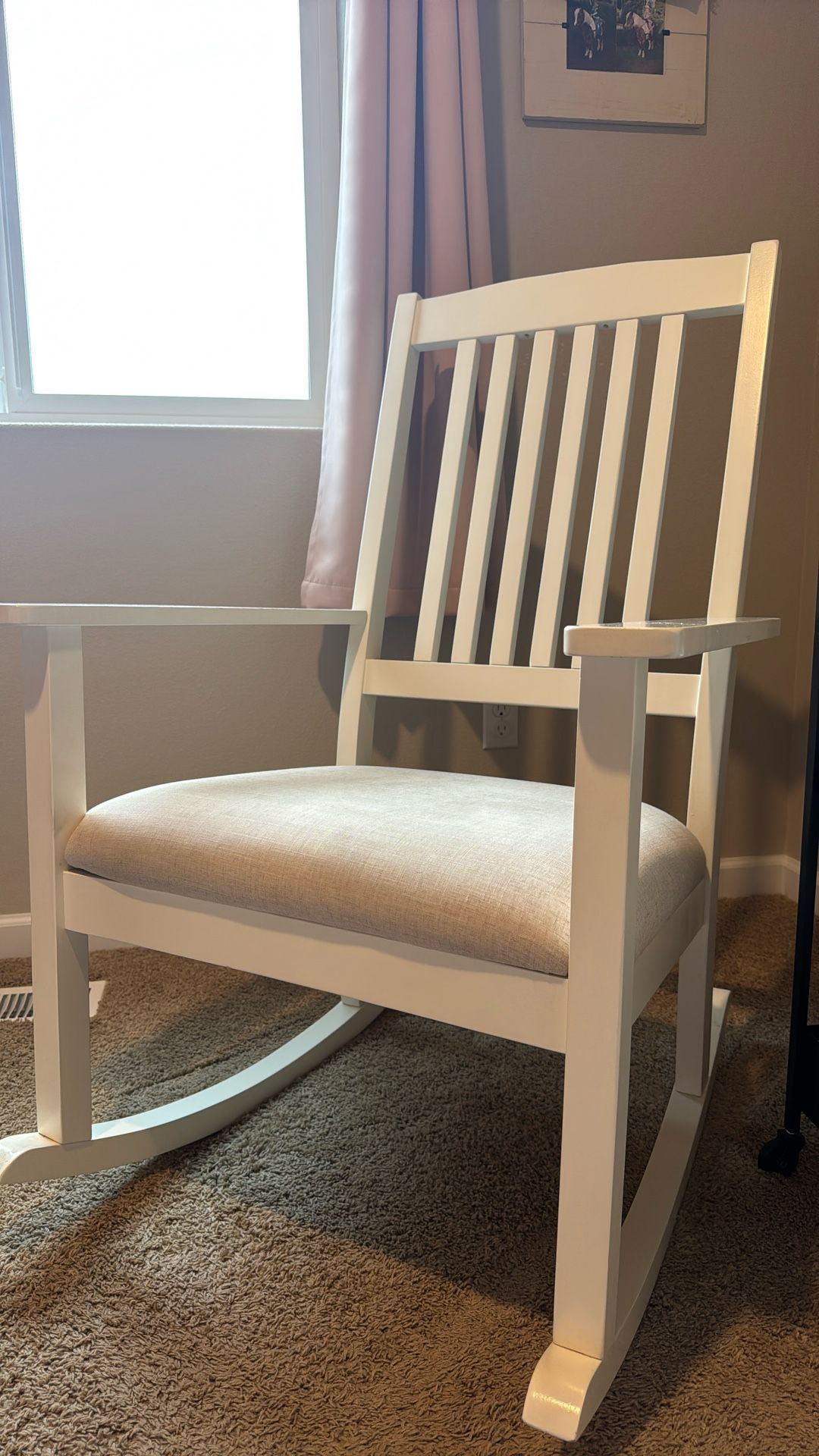 Cream Color Rocking Chair