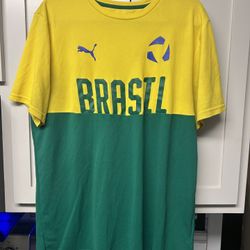 Brasil Puma Futbol Soccer Jersey Size XL