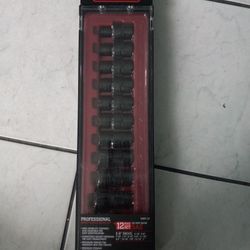 ICON
3/8 in. SAE Impact Swivel Socket Set, 12 Piece