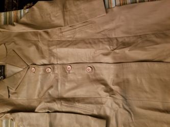 Women leather coat