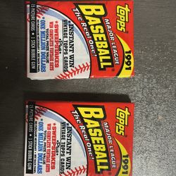 1991 Baseball Card Packs