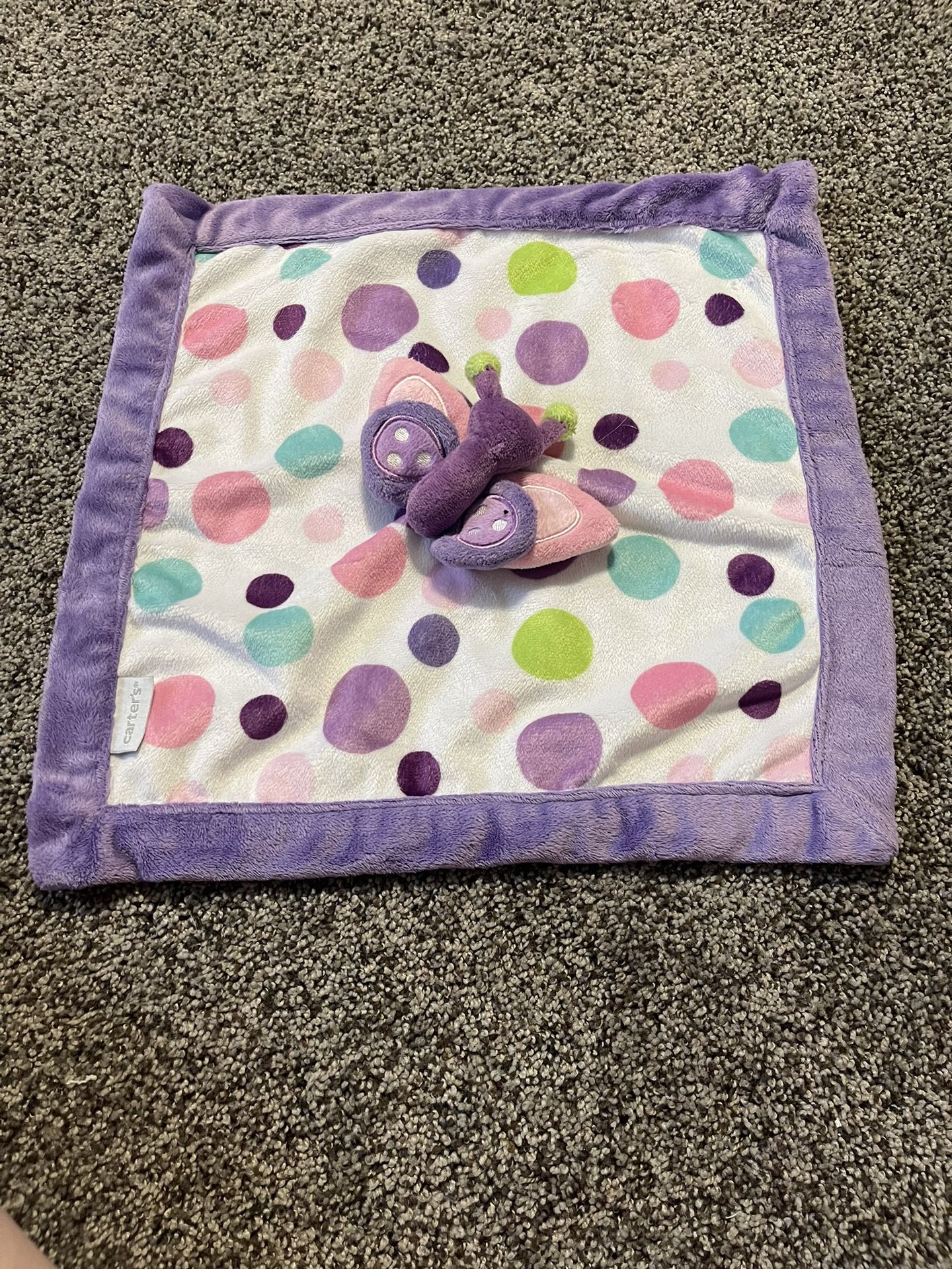 Carters Lovie Polka Dot Security Blanket