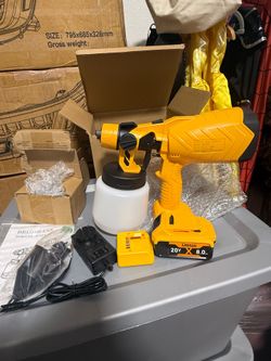 Cordless Paint Sprayer for Dewalt 20V MAX Battery