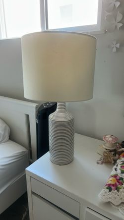 Z Gallerie Table Lamp Light Gray