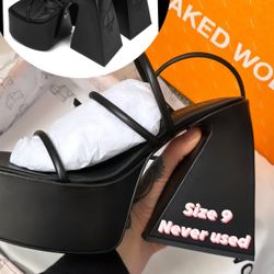 Naked Wolfe Angel Platform Heels