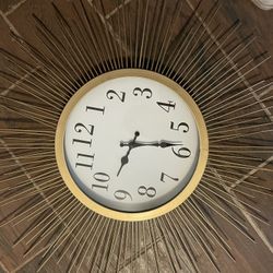 Gold Brass Clock