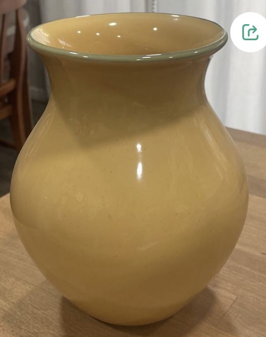 Longaberger Falling Leaves Vase 2001