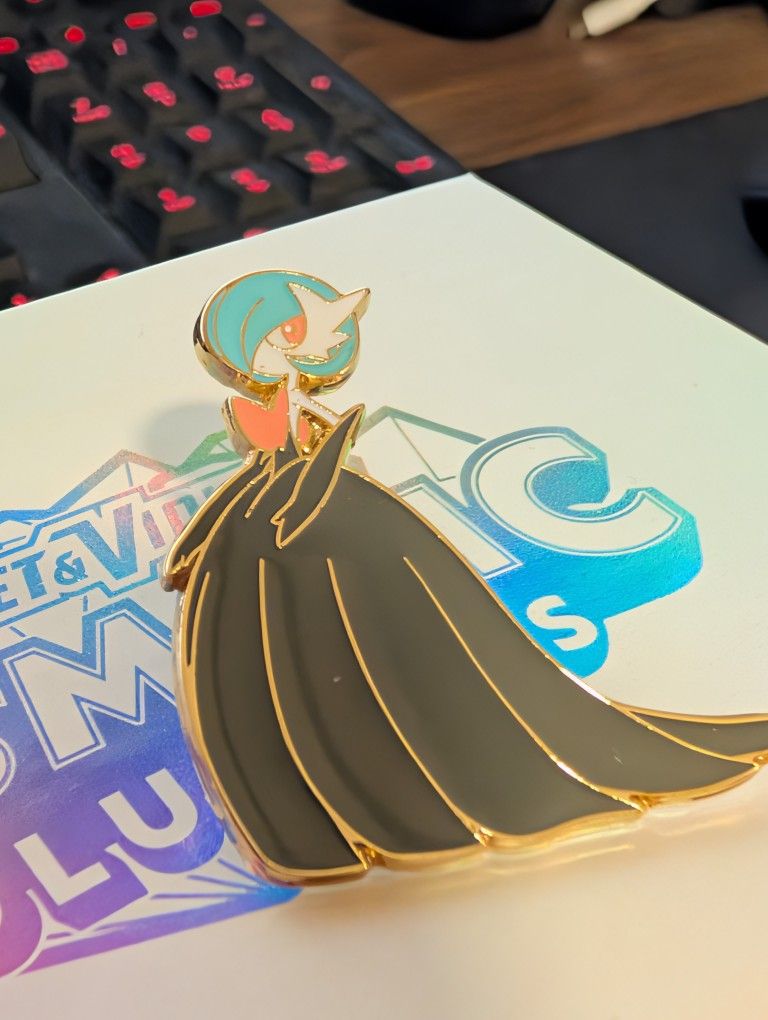 Shiny Mega Gardevoir Enamel Pin- Pokemon Steam Siege Blister