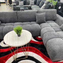 Manhattan grey sectional 