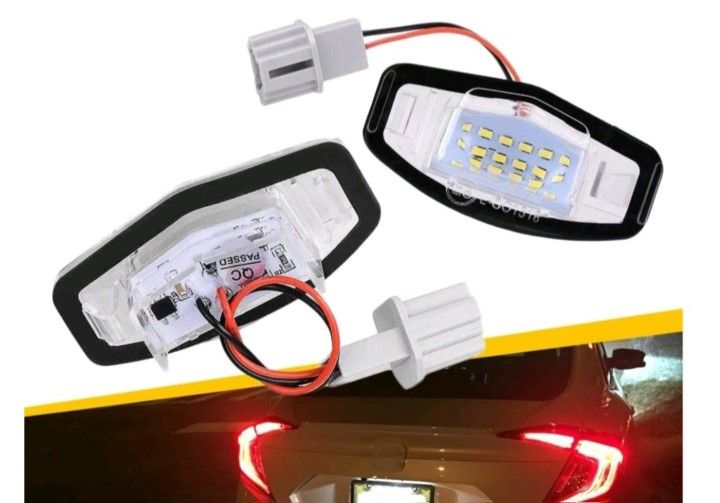 New Led License Plate Lights Honda Acura 