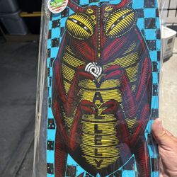 Powell Peralta Mike Vallely Bug Reissue Skateboard Deck Blue/Red Foil - 10 x 30.25 New In Plastic Only $100!!!!!!!
