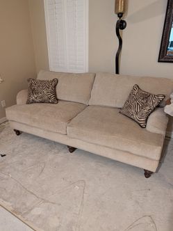 Custom couch with oversized chair