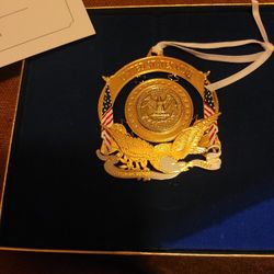 1996 And 1997 Us Mint Holiday Ornamant Set