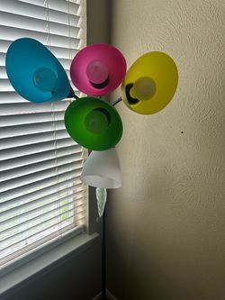 Multicolor Multi-Head Floor Lamp