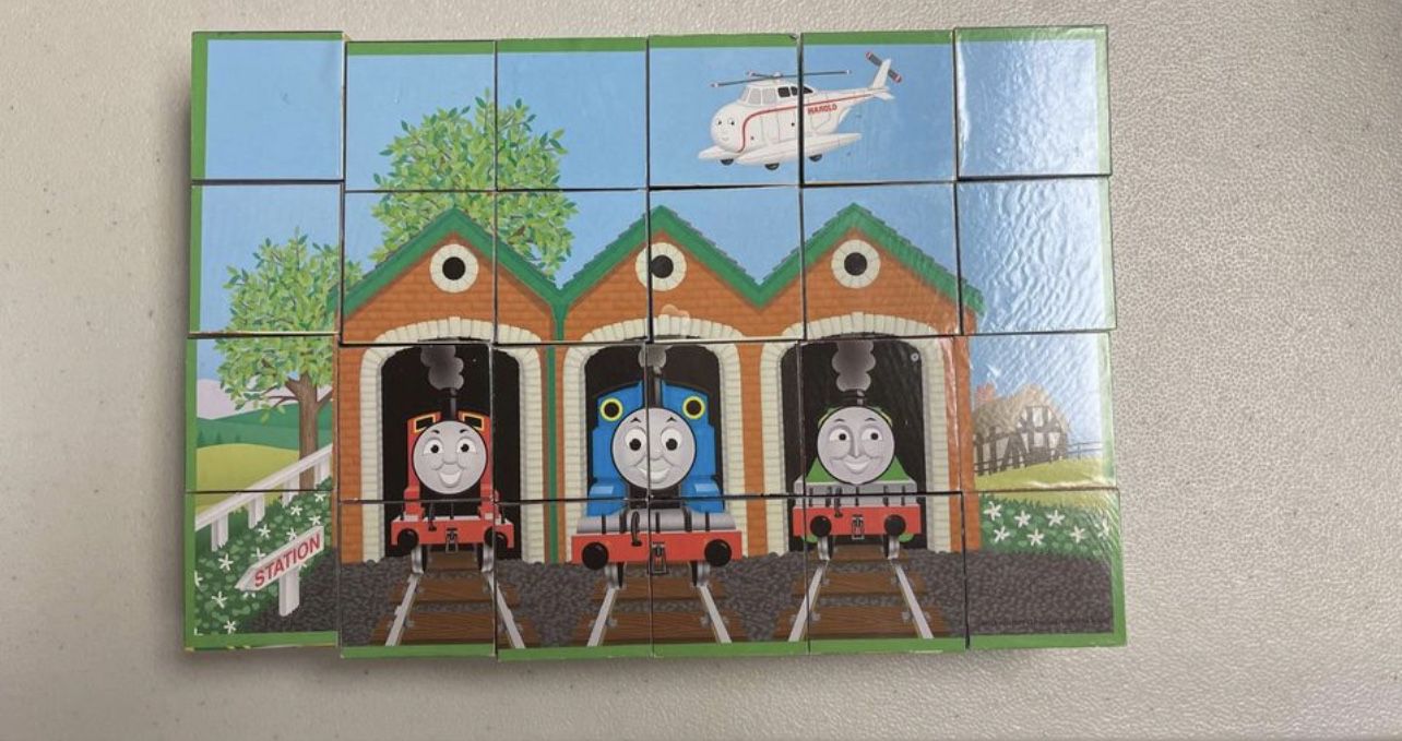 Thomas The Train and Friends Puzzle Blocks On The Go  6 in 1