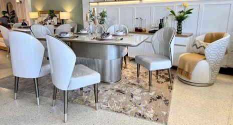 Modern Dining Table and Chair Set